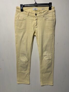 Closed Starlet 1811 Pale Yellow Jeans Candiani Denim Italy - 28